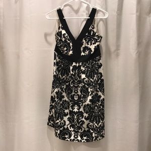 Ann Taylor Black and white dress